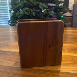 Myrtlewood Wood U Shape Napkin Holder Garibaldi Oregon